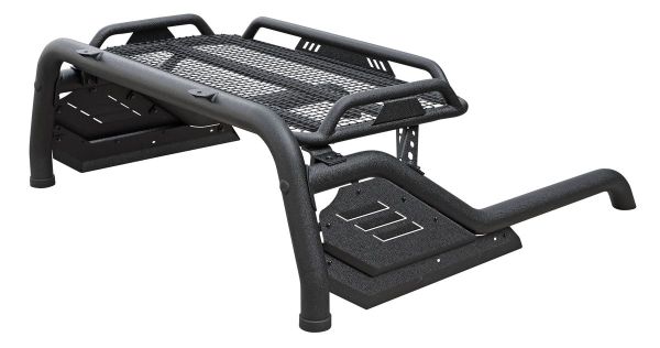 BLACK STEALTH Styling Bar mit Gepäckkorb